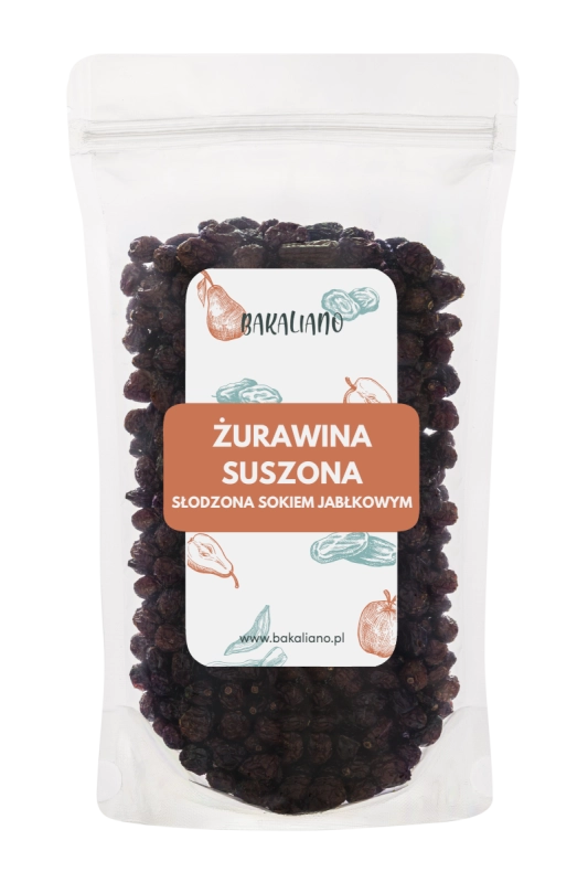 żurawina suszona słodzona sokiem jabłkowym.png